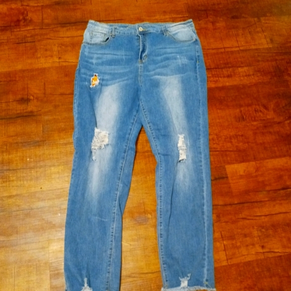 Denim - Extremely comfortable (small) patch Work jeans